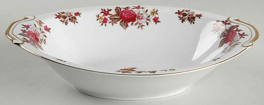 Rosedale 10" Oval Vegetable Bowl by Regal (Japan)-1