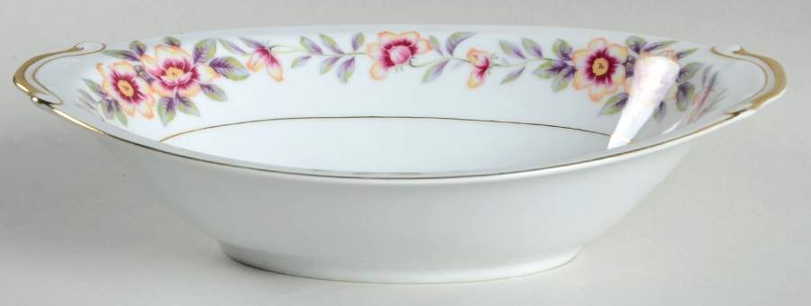 Sharon 10" Oval Vegetable Bowl by Regal (Japan)-1