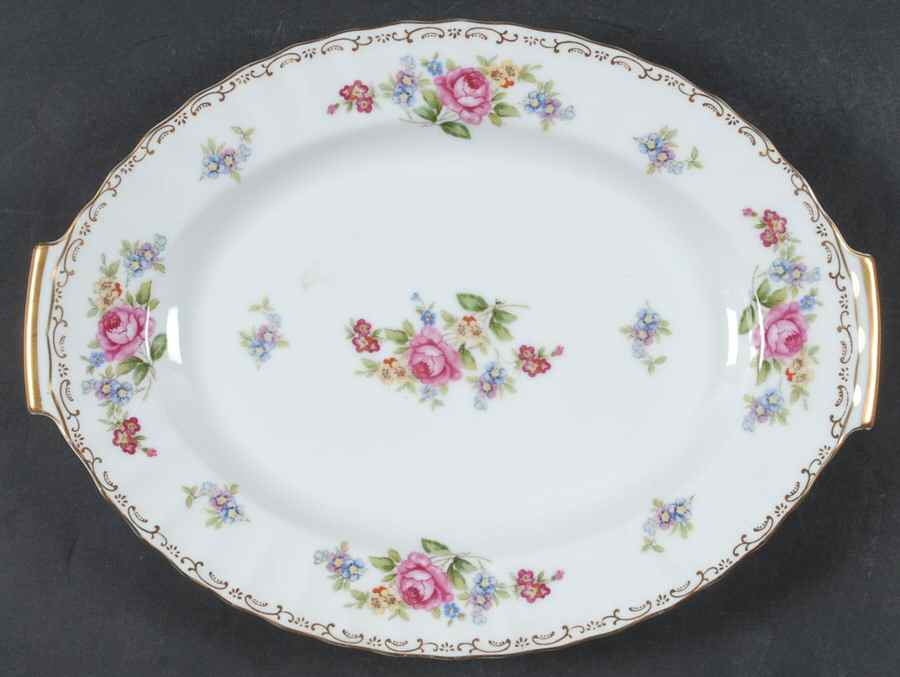 Spring Glory 12" Oval Serving Platter by Regal (Japan)-1