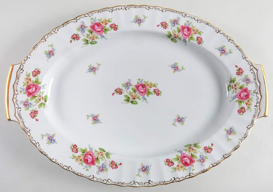 Spring Glory 17" Oval Serving Platter by Regal (Japan)-1