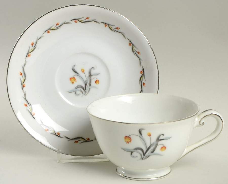 Sungold Footed Cup & Saucer Set by Regal (Japan)-1