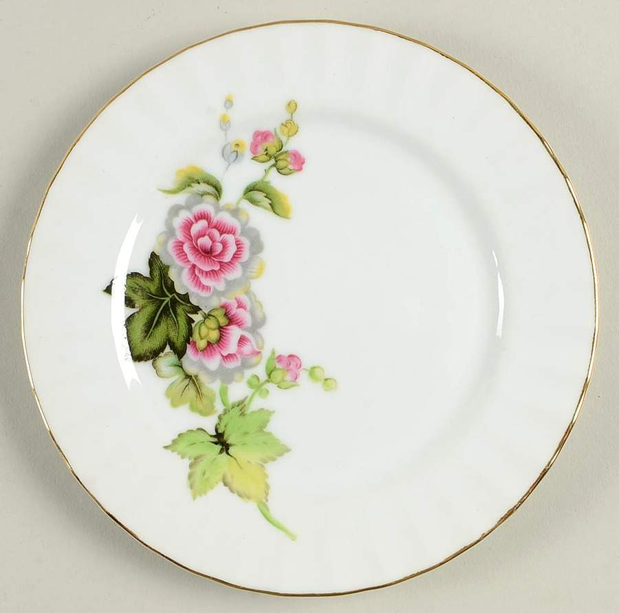 Valley Rose Bread & Butter Plate by Regal (Japan)-1