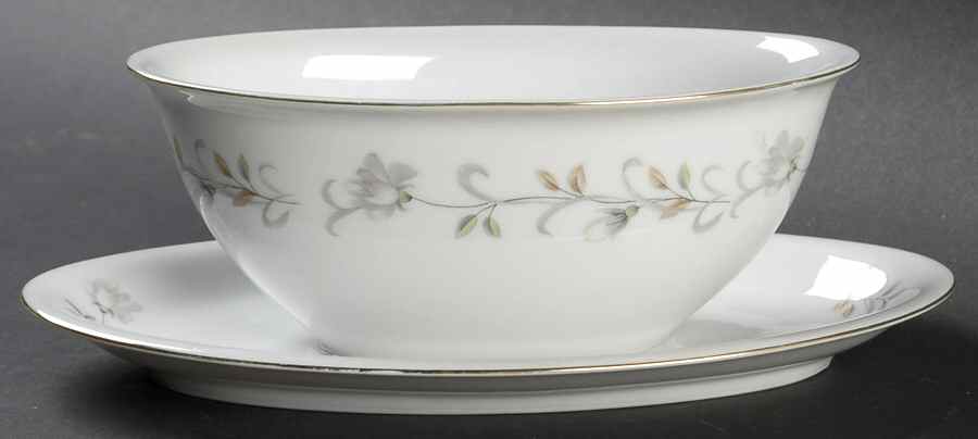 Winfield Gravy Boat with Attached Underplate by Regal (Japan)-1