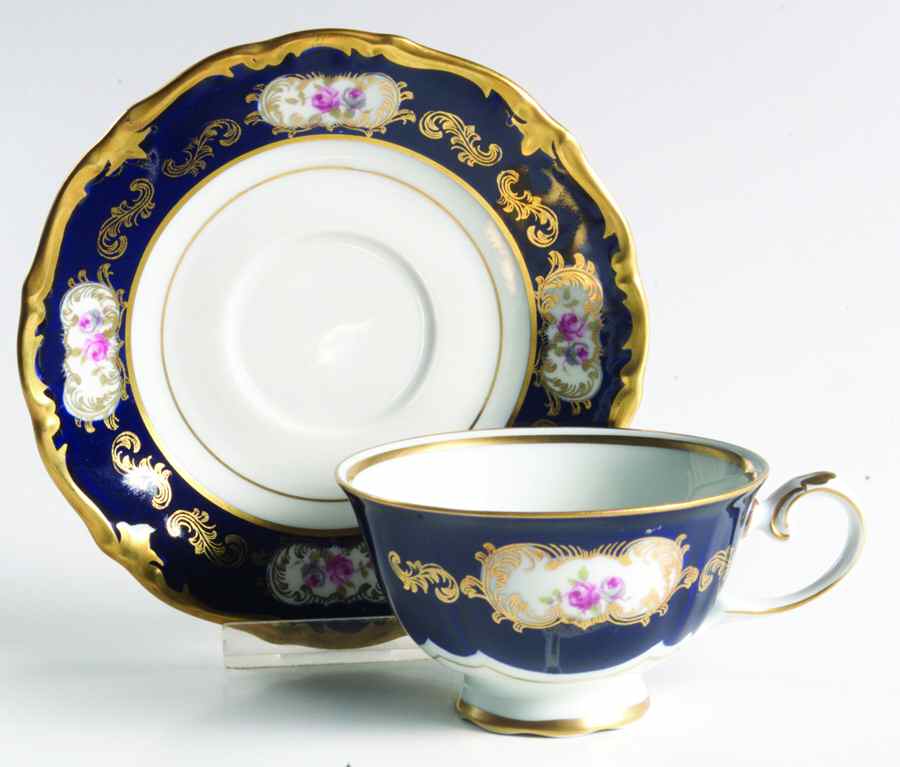 8159K Footed Cup & Saucer Set by Reichenbach-1