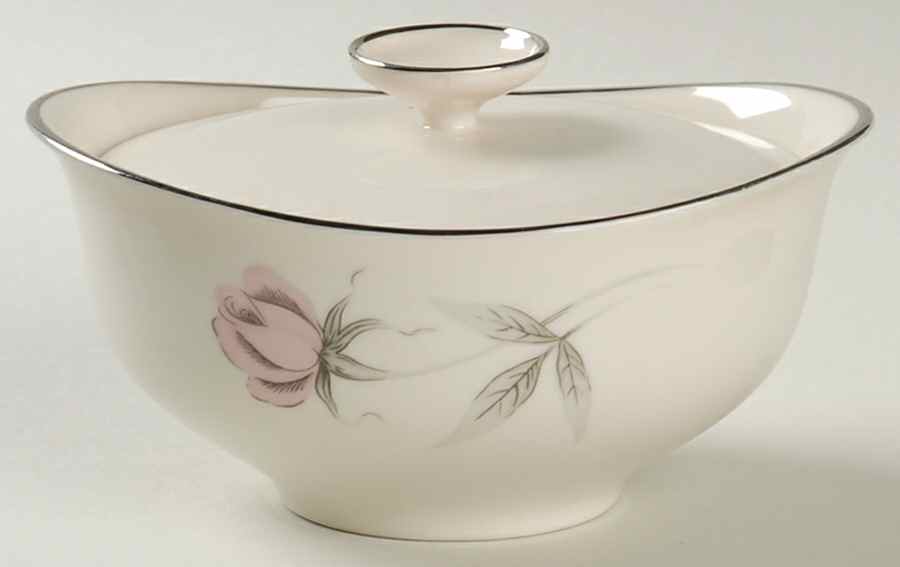 Dusty Rose Sugar Bowl & Lid by Regal-American-1