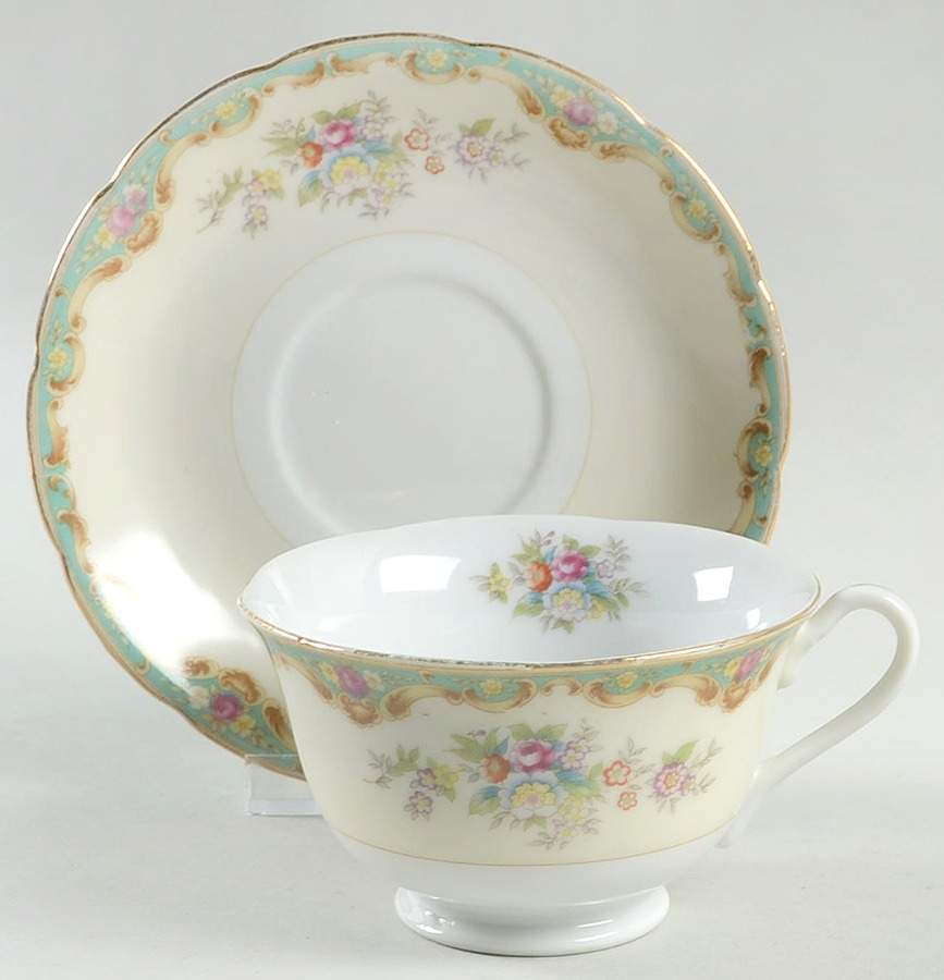 REM2 Footed Cup & Saucer Set by Rembrandt-1