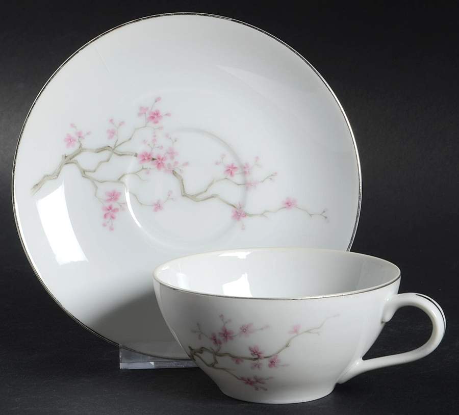 Dana Flat Cup & Saucer Set by Royal Englishtown-1