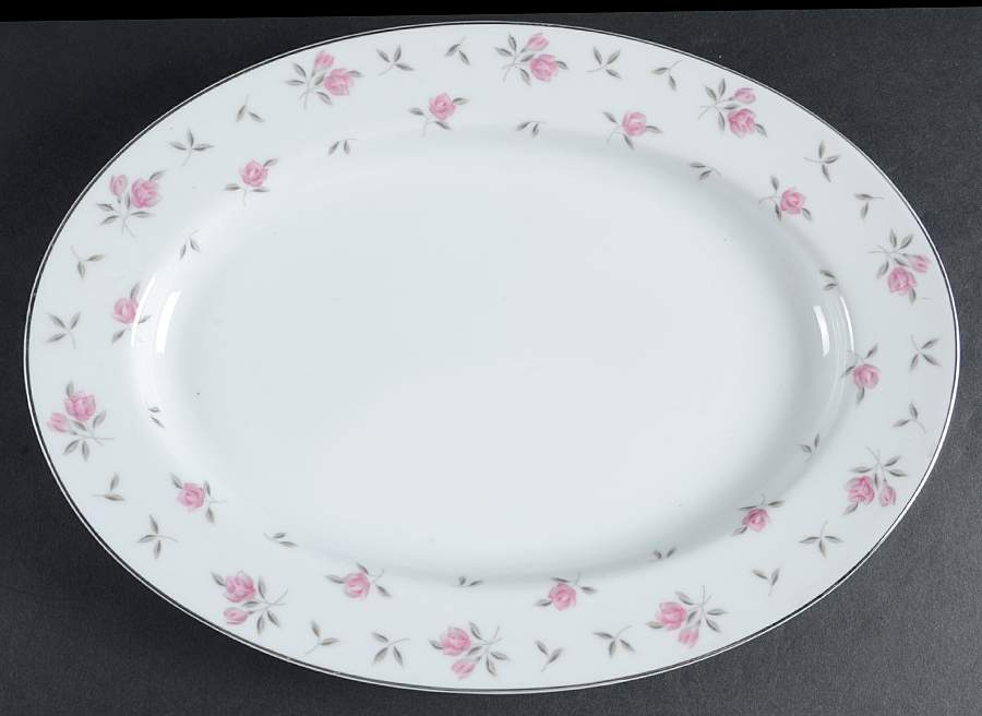 Nina 12" Oval Serving Platter by Royal Englishtown-1
