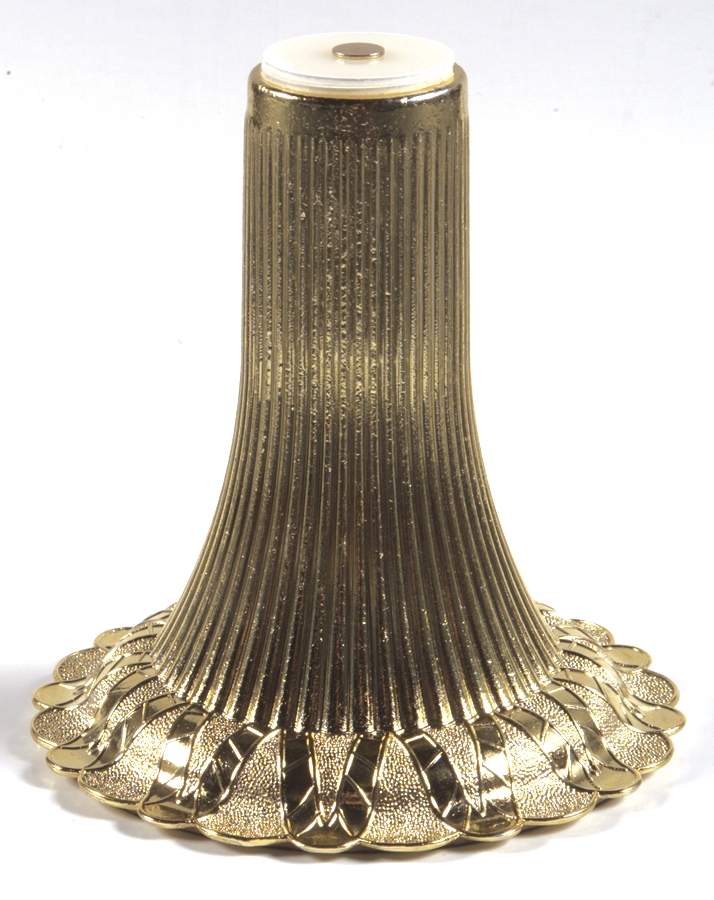 Dinnerware Storage & Cleaning Products Implement-Gold Cake Plate Footed by Replacements-1