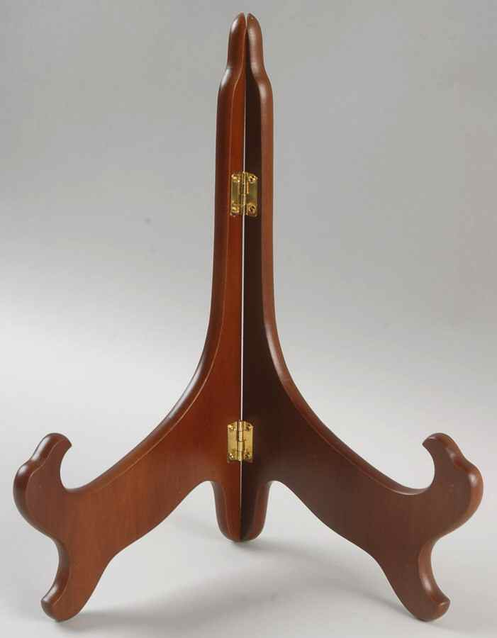 Dinnerware Storage & Cleaning Products Walnut Plate Stand (For 14" Plates) by Replacements-1