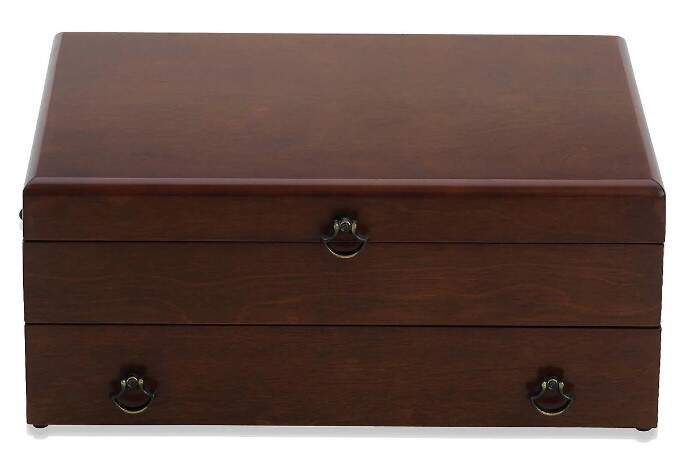 Dinnerware Storage & Cleaning Products Flatware Chest-New/1drawer/Rds-Cherry by Replacements-1