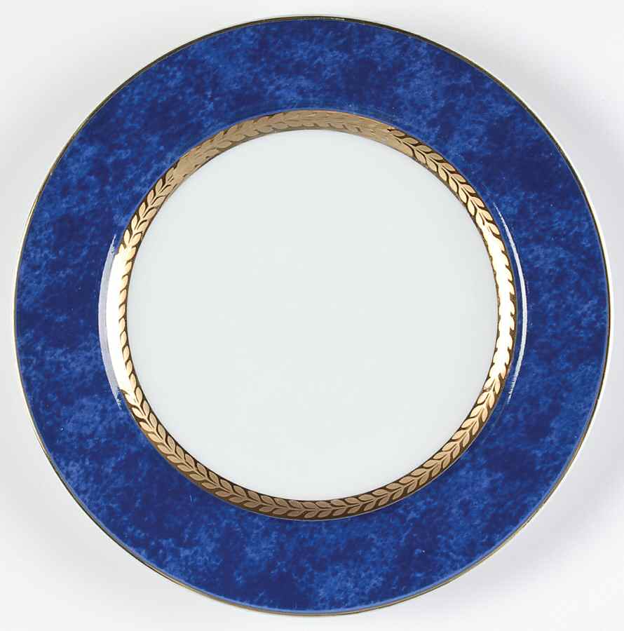 Imperial Blue Salad Plate by Retroneu-1