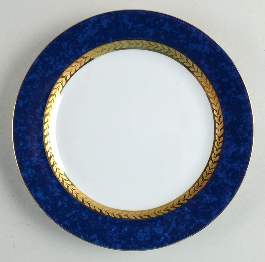Imperial Blue Salad Plate by Retroneu-1