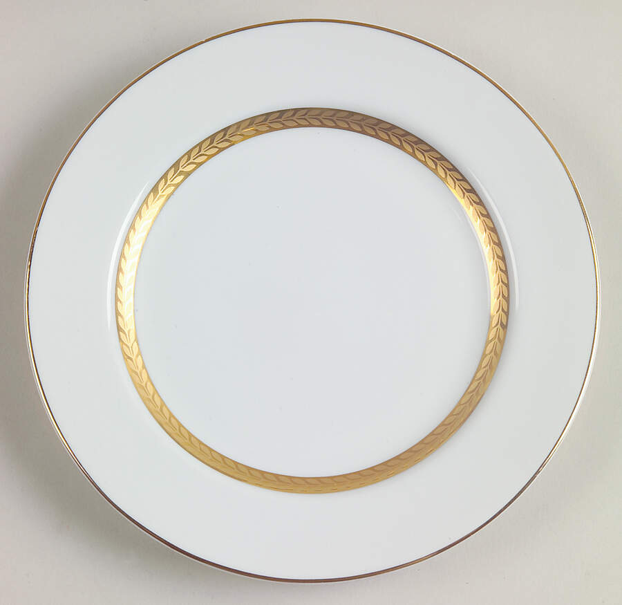 Imperial Gold Salad Plate by Retroneu-1