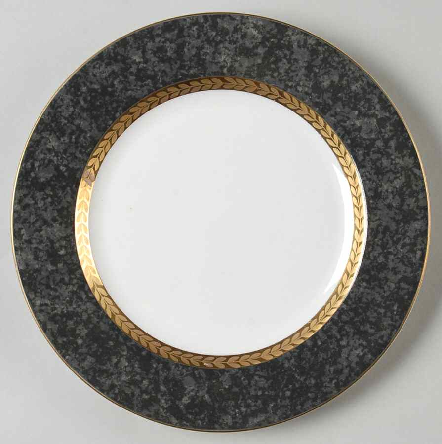 Imperial Gray Salad Plate by Retroneu-1