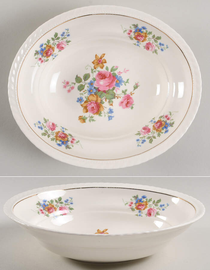 REV2 9" Oval Vegetable Bowl by Regal Vellum-1