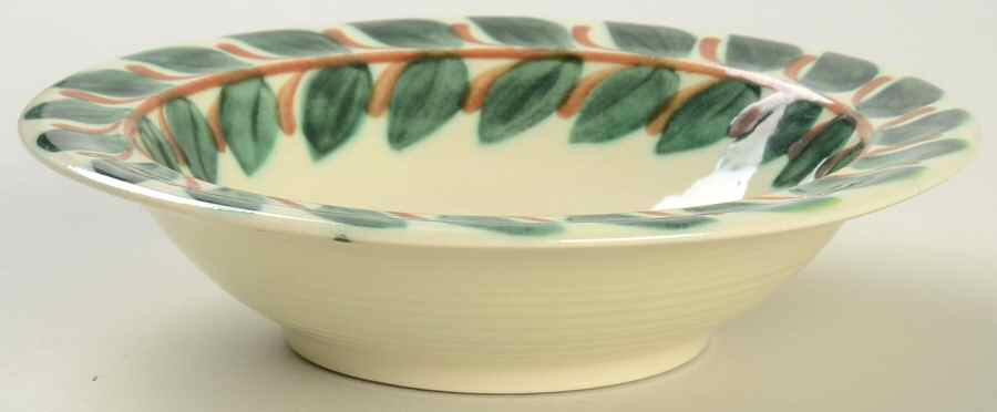 Ardennes Forest Green Rim Fruit/Dessert (Sauce) Bowl by Red Wing-1