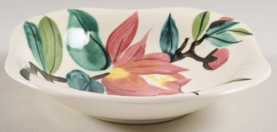 Blossom Time Green Coupe Soup Bowl by Red Wing-1