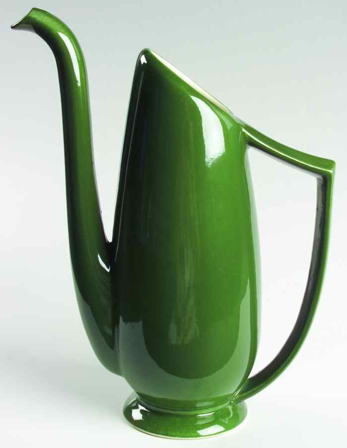Blossom Time Green Coffee Pot No Lid by Red Wing-1