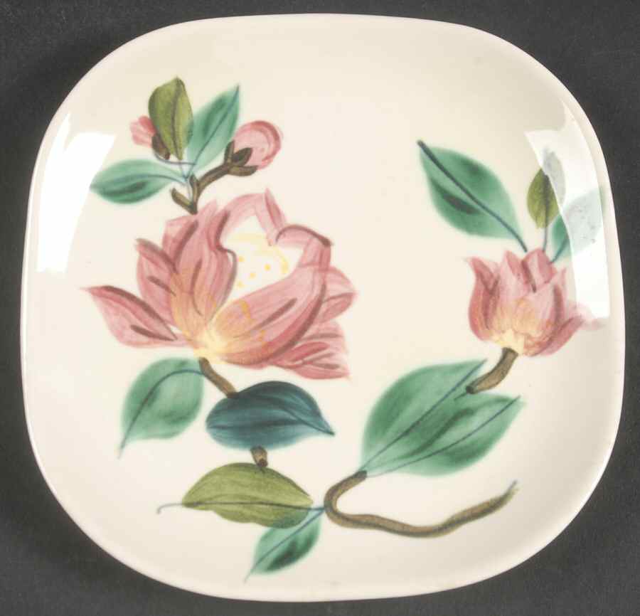 Blossom Time Green Bread & Butter Plate by Red Wing-1