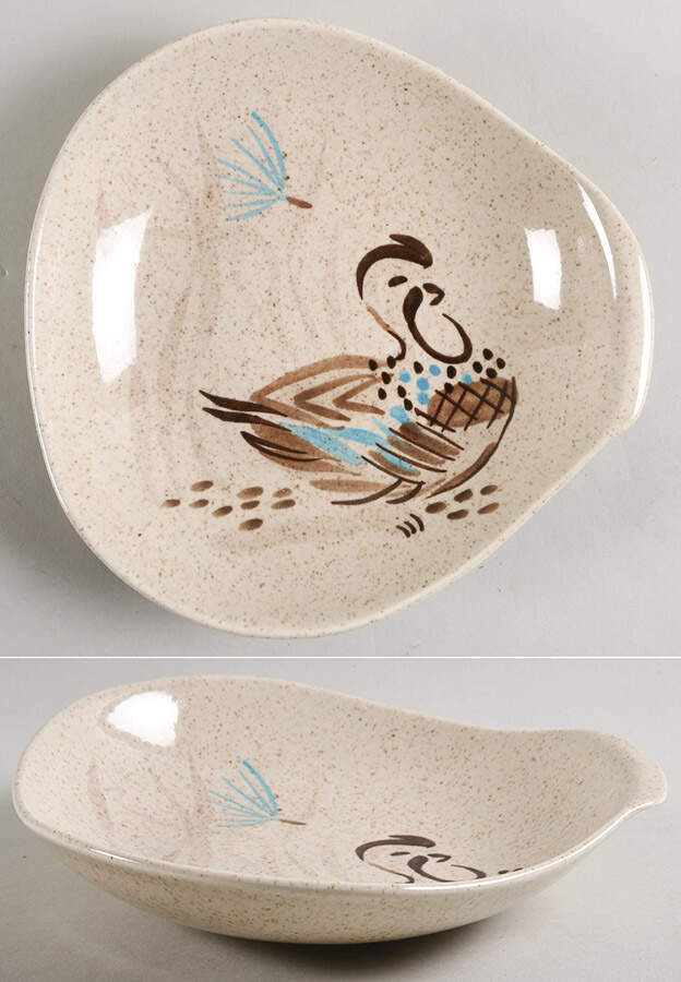 Bob White Lugged Soup Bowl by Red Wing-1