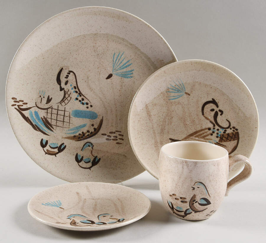 Bob White 4 Piece Place Setting by Red Wing-1