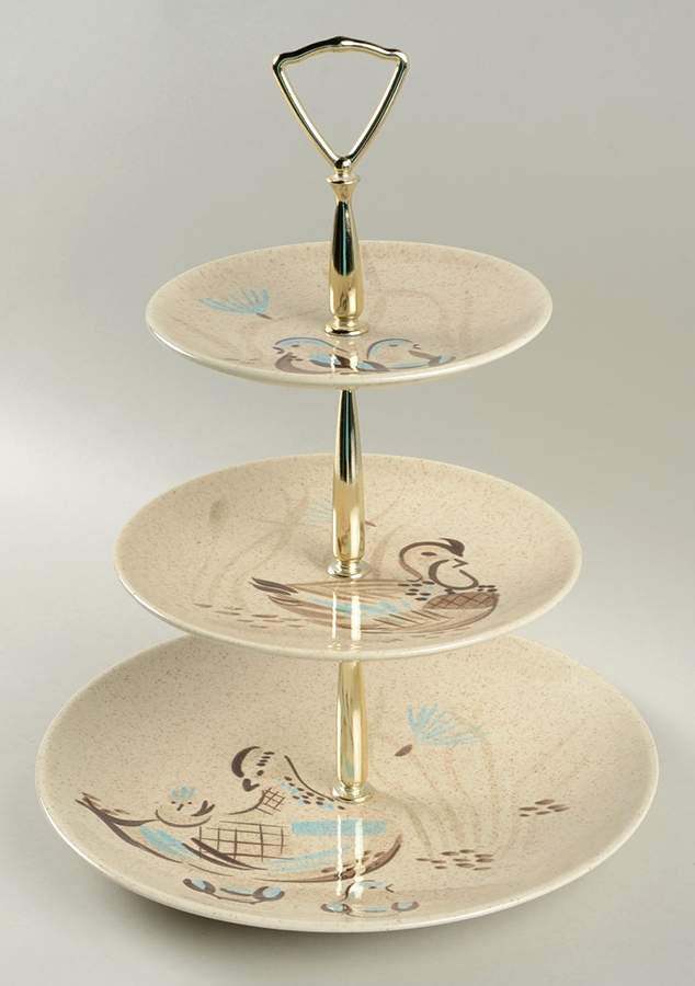 Bob White 3-Tiered Serving Tray (DP, SP, BB) by Red Wing-1