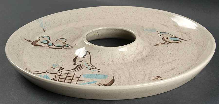 Bob White Lazy Susan, Tray Or Base by Red Wing-1