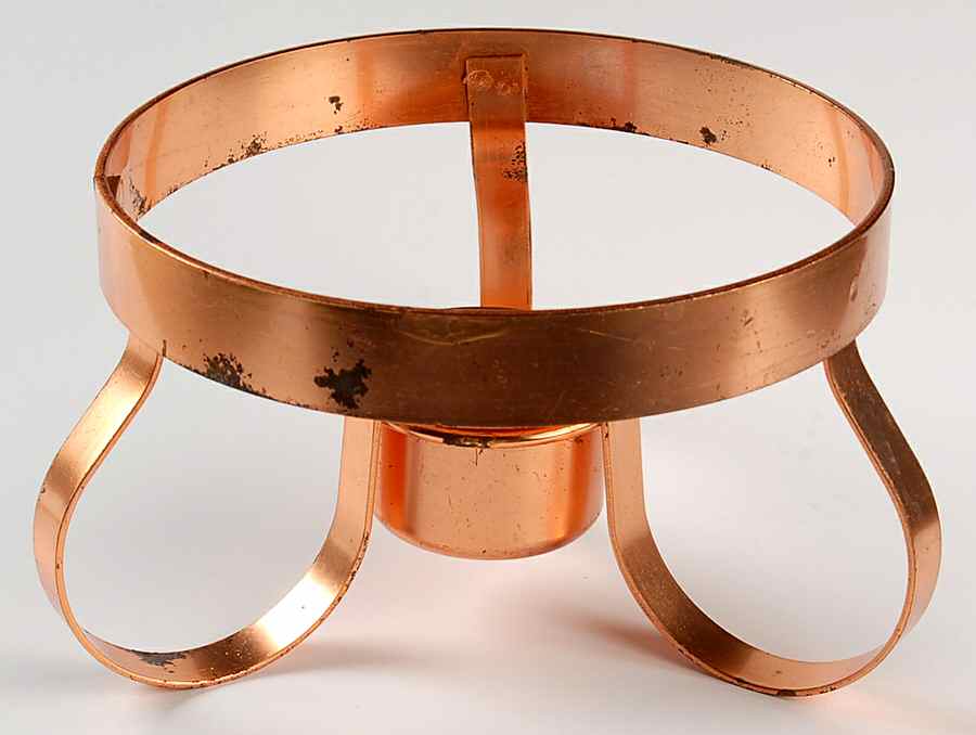 Red Wing Metal Stands Medium Copper Warmer Stand w/Candle Cup by Red Wing-1