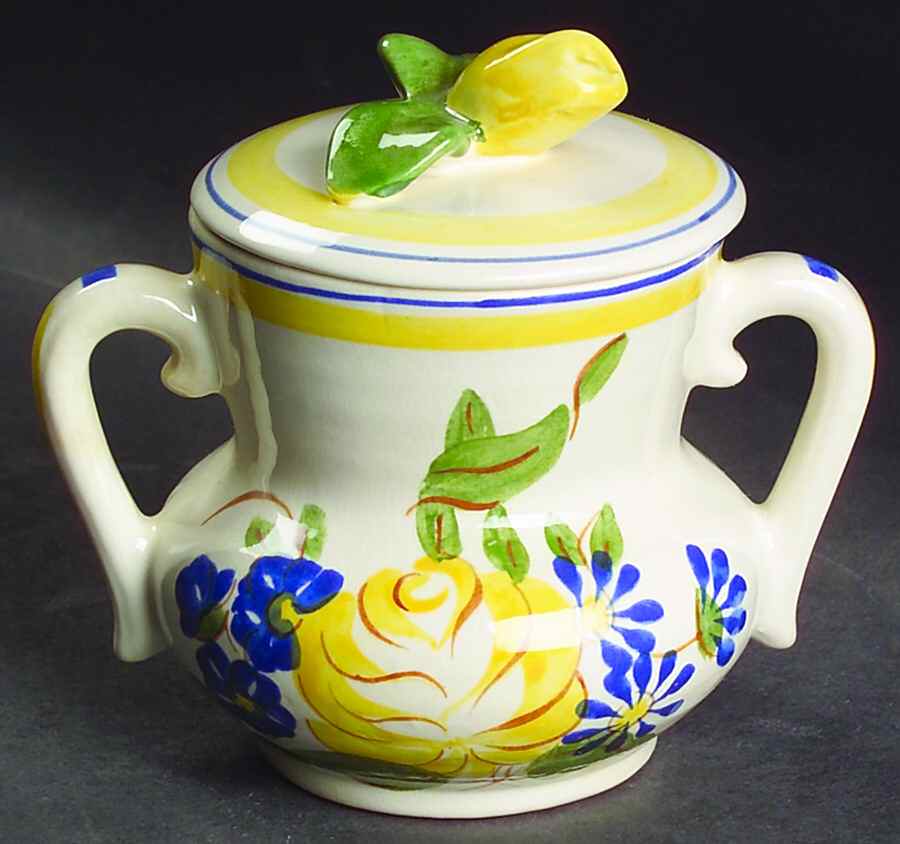Brittany Sugar Bowl & Lid by Red Wing-1