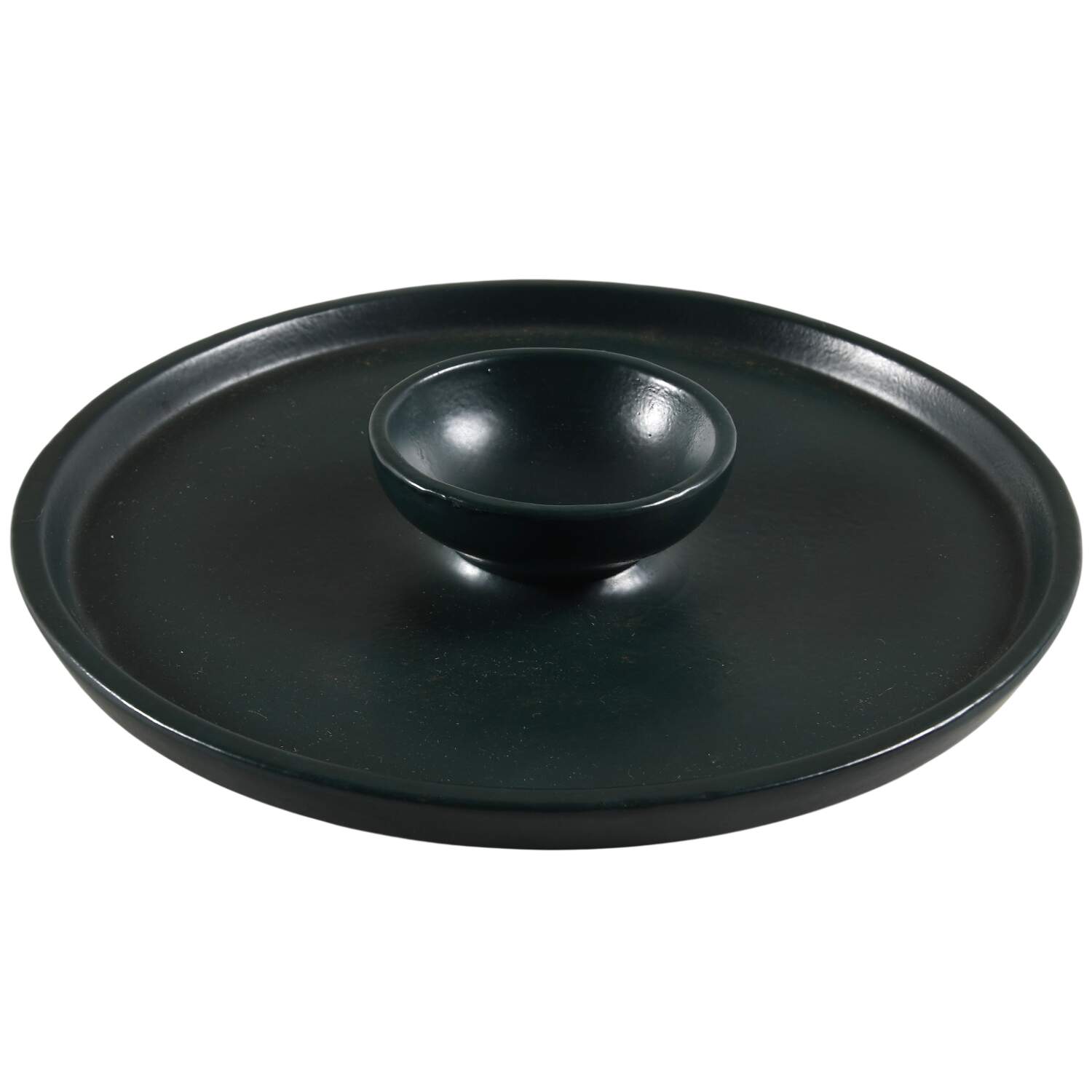Charstone Bleu Lid for 4 Quart Round Casserole by Red Wing-1