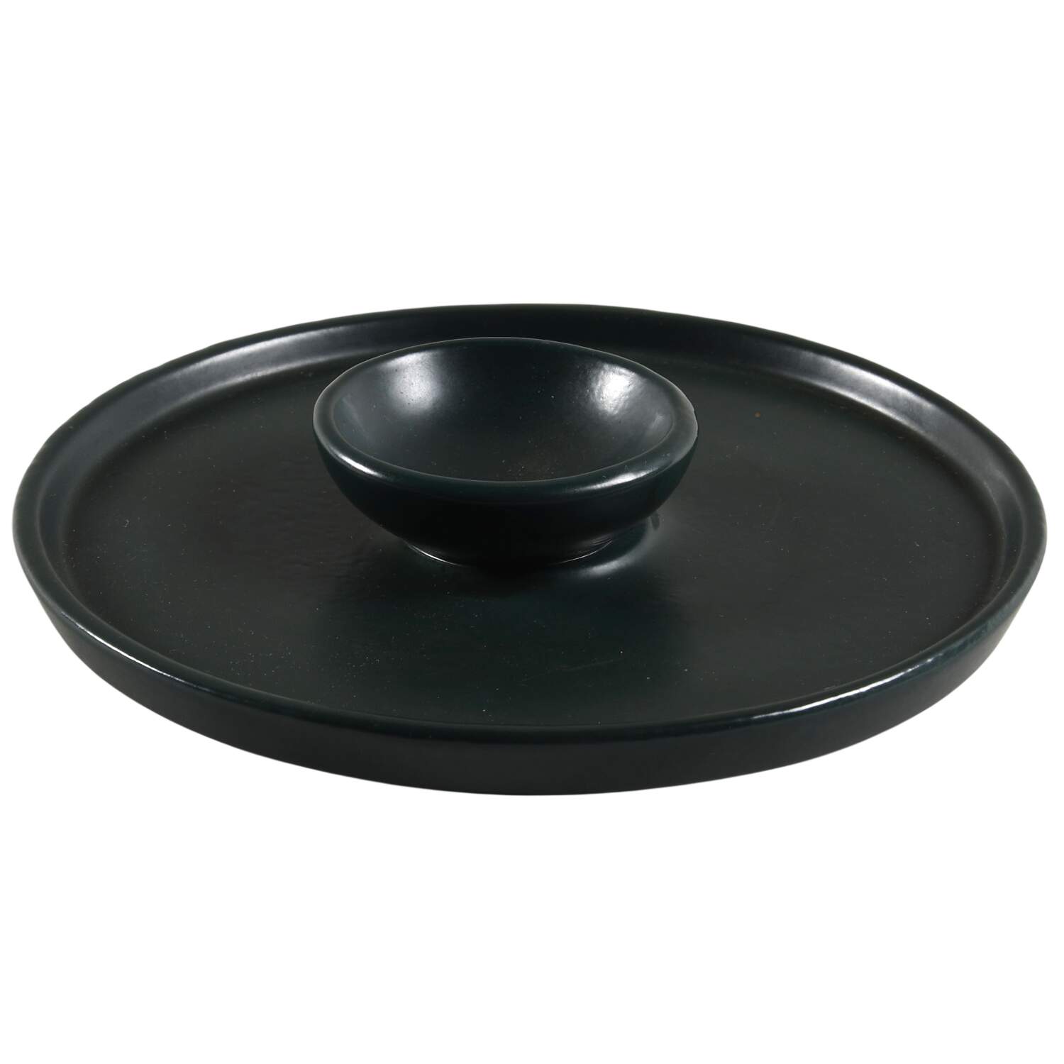Charstone Bleu Lid for 2 Qt Round Covered Casserole by Red Wing-1