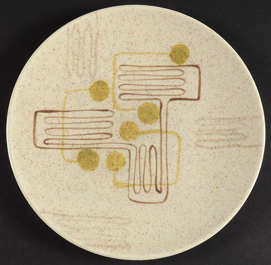 Crazy Rhythm Salad Plate by Red Wing-1