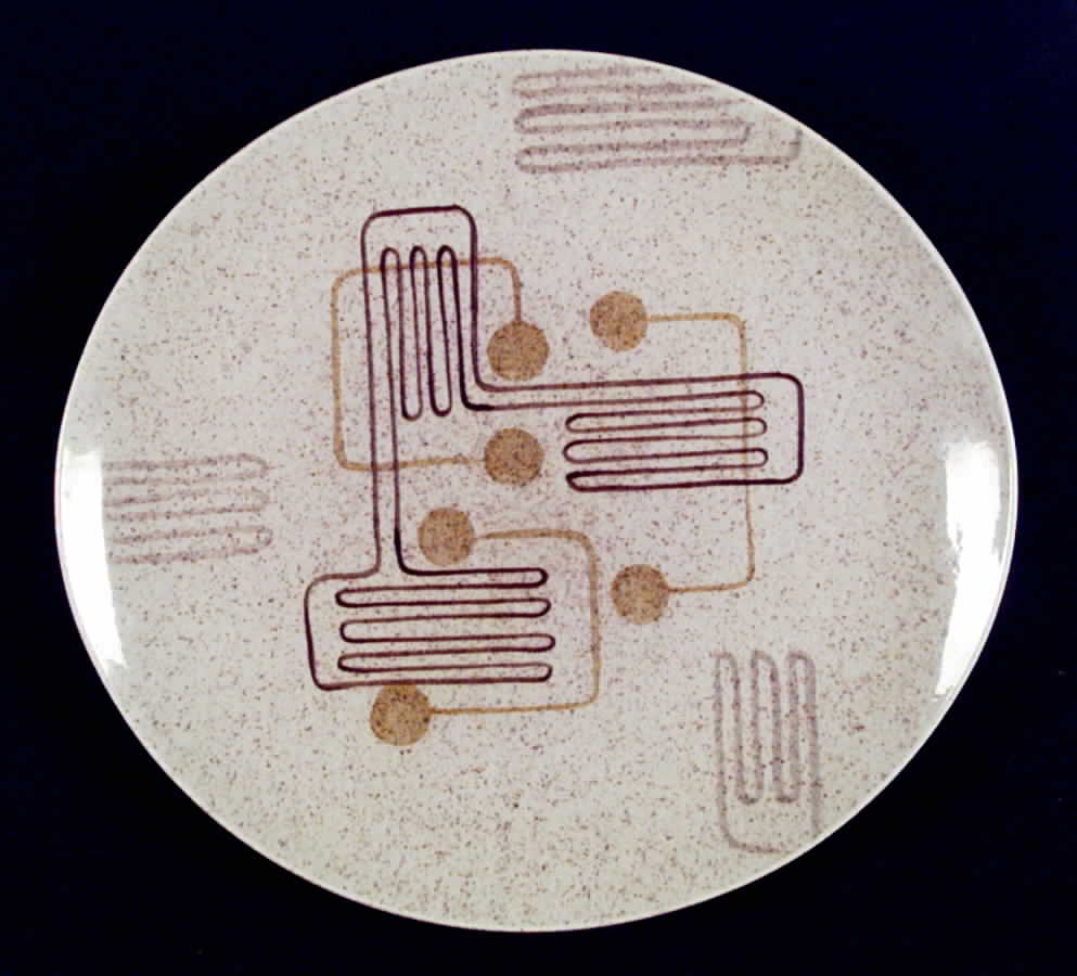 Crazy Rhythm Dinner Plate by Red Wing-1