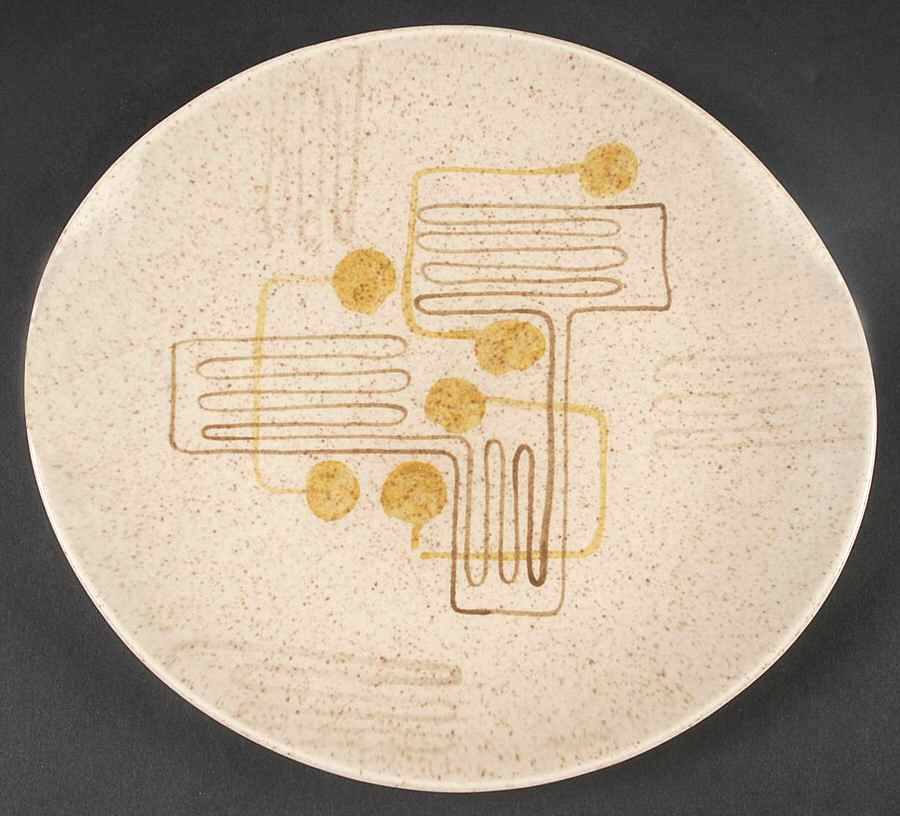 Crazy Rhythm Salad Plate by Red Wing-1