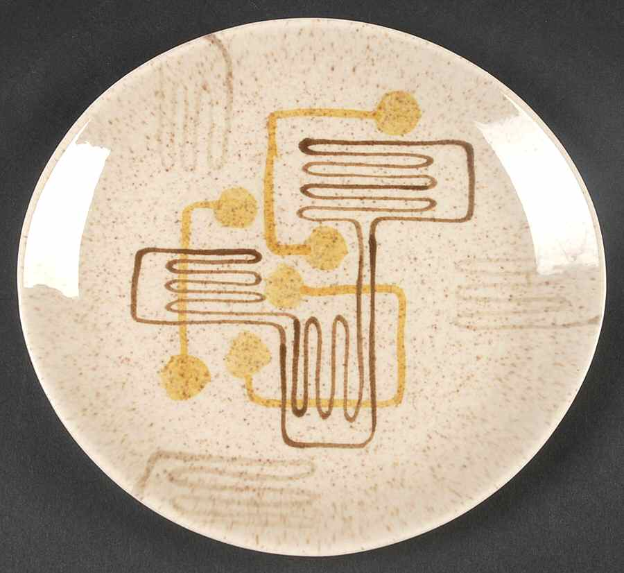 Crazy Rhythm Bread & Butter Plate by Red Wing-1