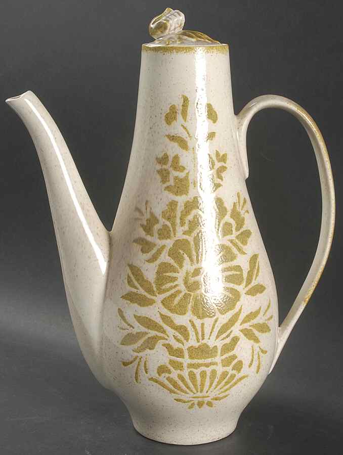 Damask Coffee Pot & Lid by Red Wing-1