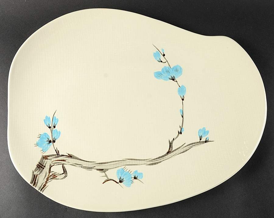 Driftwood 15" Oval Serving Platter by Red Wing-1