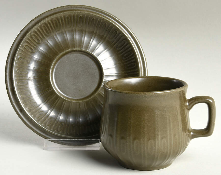 Greenwichstone Flat Cup & Saucer Set by Red Wing-1