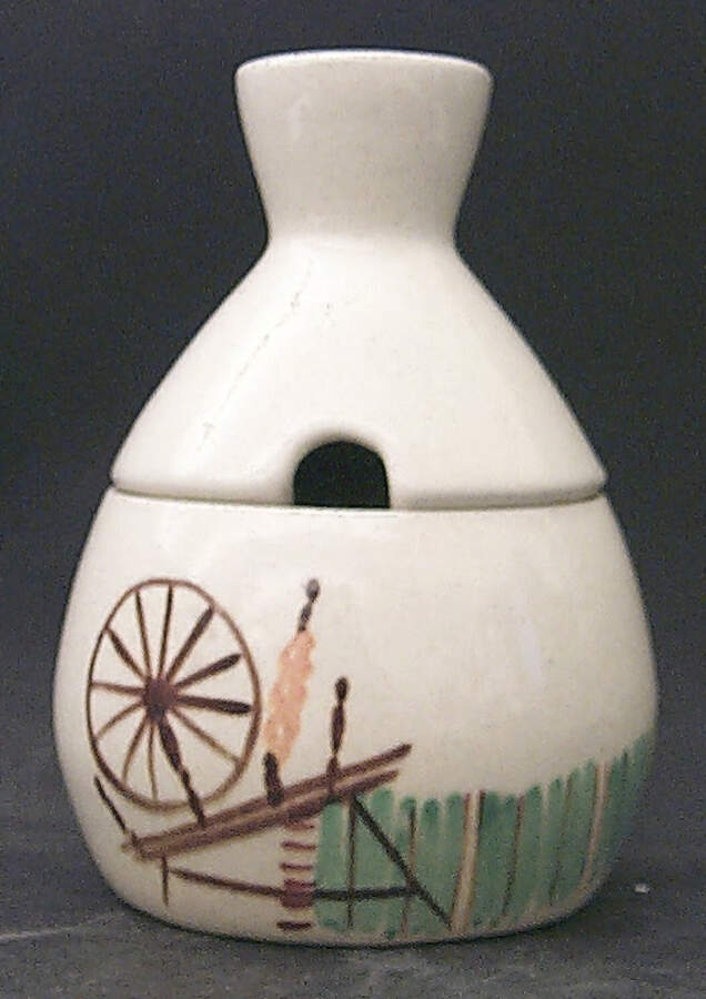 Hearthside Sugar Bowl & Lid by Red Wing-1