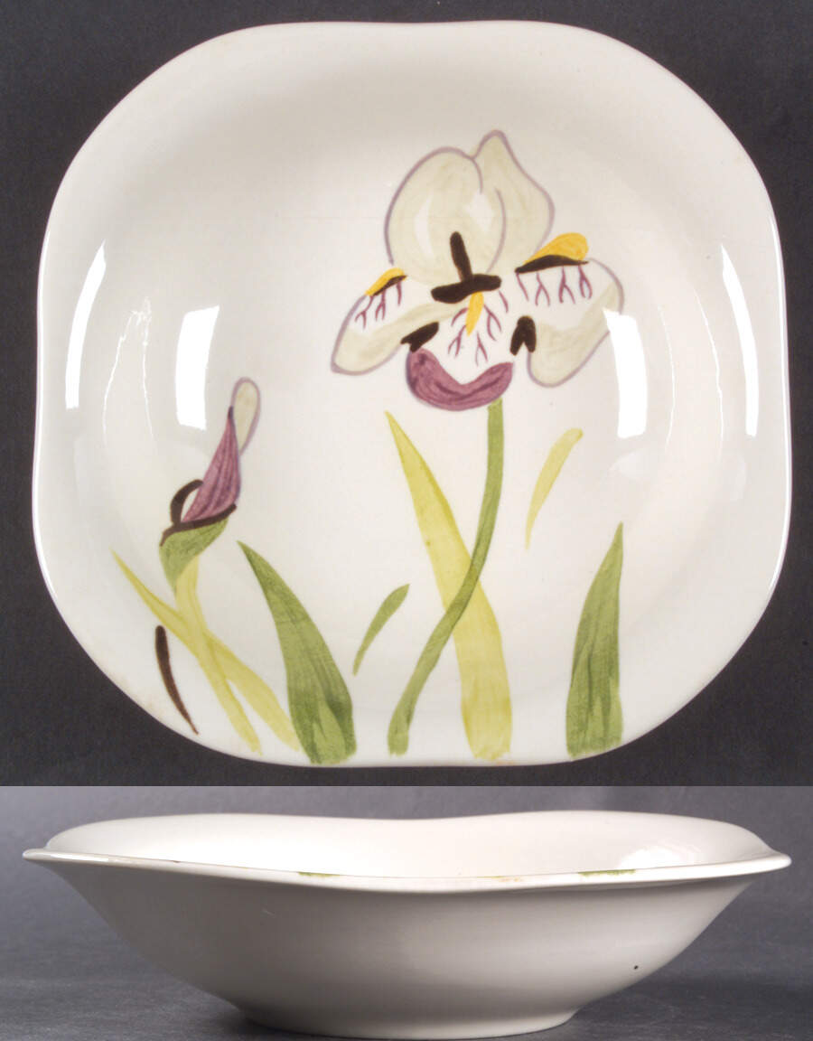 Iris Square Soup Bowl by Red Wing-1