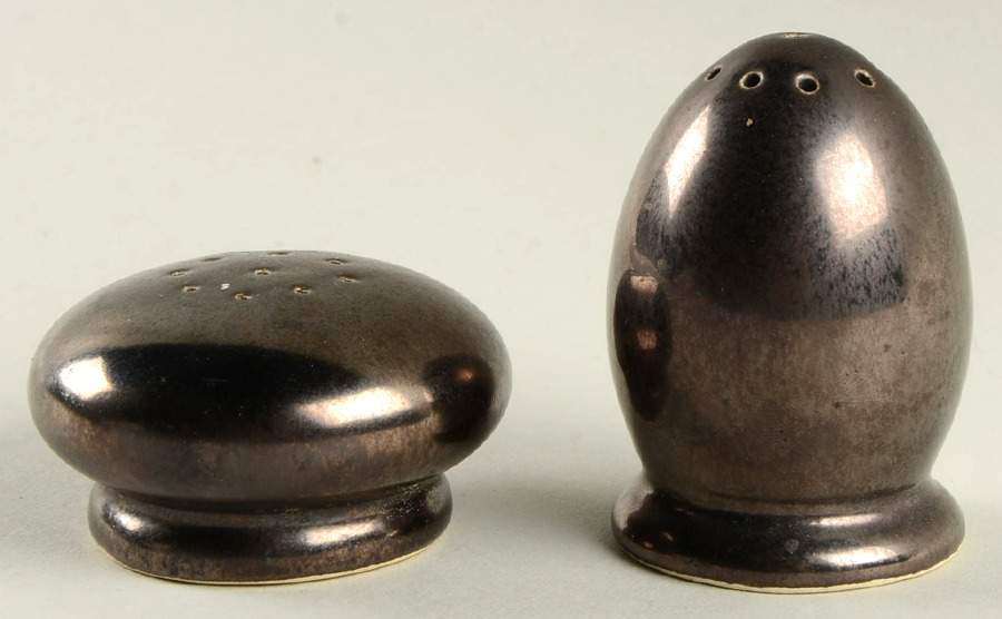 Lotus Bronze Salt & Pepper Set by Red Wing-1