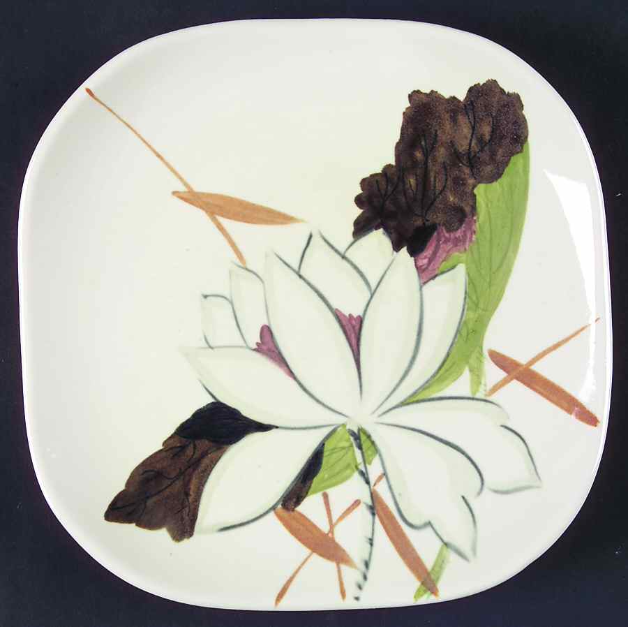 Lotus Bronze Salad Plate by Red Wing-1