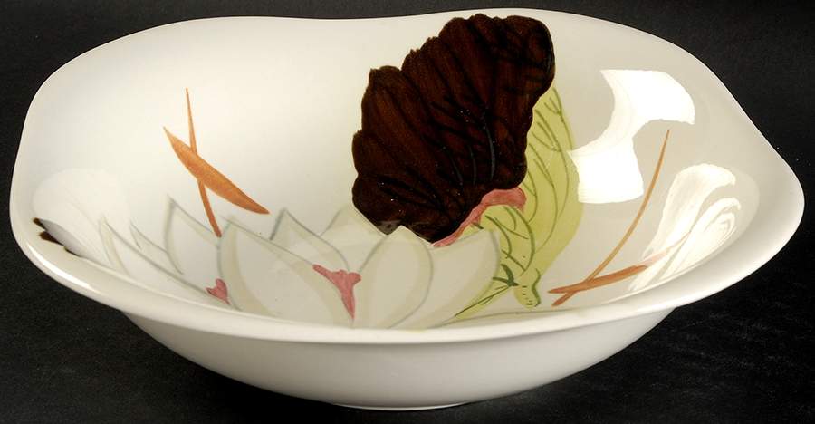 Lotus Bronze 8" Round Vegetable Bowl by Red Wing-1
