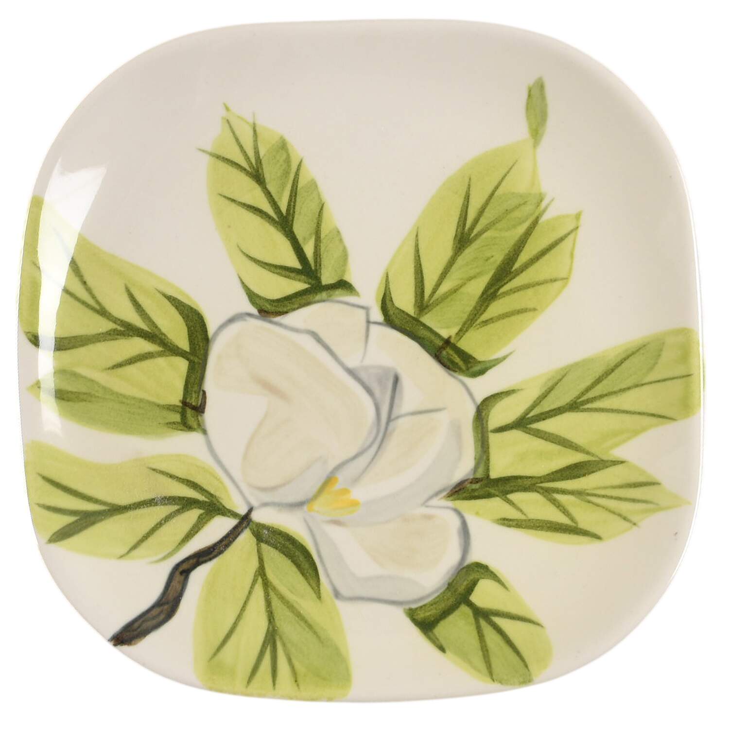 Magnolia Chartreuse Bread & Butter Plate by Red Wing-1