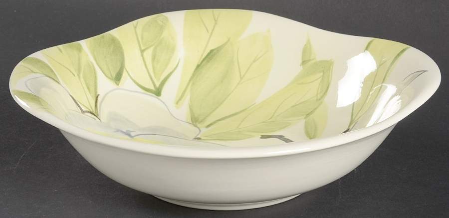 Magnolia Chartreuse 8" Round Vegetable Bowl by Red Wing-1