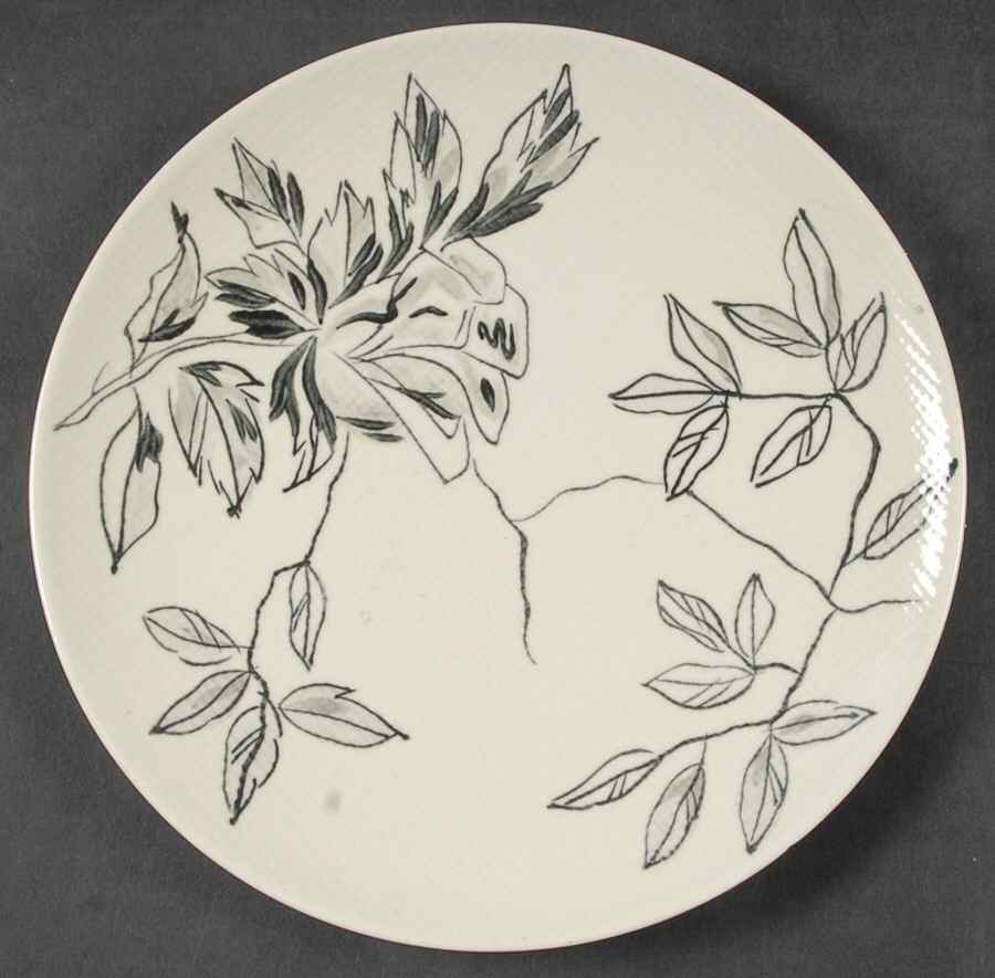 Midnight Rose Salad Plate by Red Wing-1