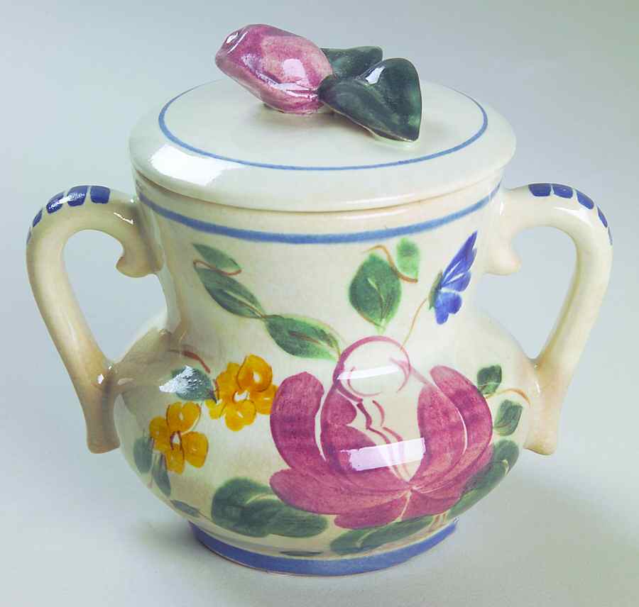 Orleans Sugar Bowl & Lid by Red Wing-1
