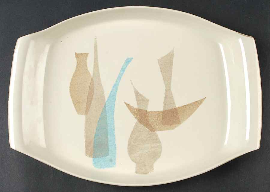 Pompeii 13" Oval Serving Platter by Red Wing-1