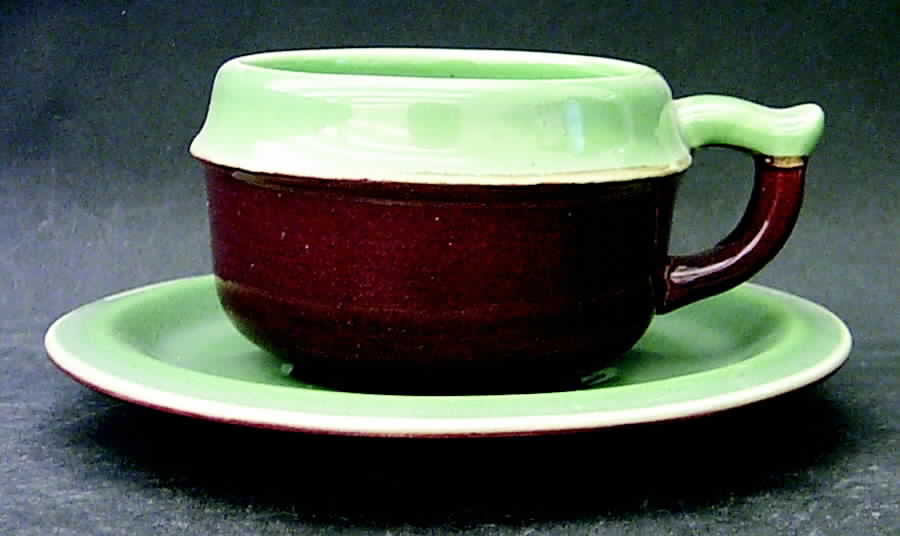 Provincial Oomph Flat Cup & Saucer Set by Red Wing-1